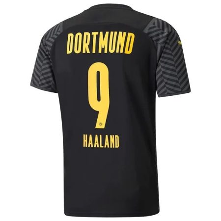 Camisola BVB Borussia Dortmund Erling Haaland 9 Alternativa 2021 2022